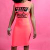 tangerine-sleevless-barbie-dress